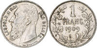 Belgien Franc Münze, SS, Silber, KM:56.1 -