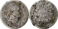 Frankreich 1/2 Franc Münze, Napoléon I, Rouen, SGE+, Silber, KM:691.2 -