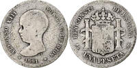 Spanien Peseta Münze, Alfonso XIII, Madrid, S, Silber, KM:691 -