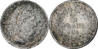 Frankreich 1/4 Franc Louis-Philippe, Paris, S+, Silber, KM:740.1 -