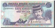 BRUNEI 1 Ringgit Geldschein, Undated, KM:13b, UNZ -
