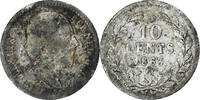 Niederlande 10 Cents William III, Utrecht, S, Silber, KM:80 -