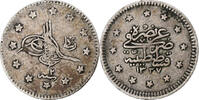 Türkei Kurush Muhammad V, Qustantiniyah, S+, Silber, KM:748 -