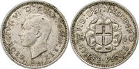 Großbritannien 3 Pence George VI, SS, Silber, KM:848 -