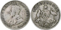 Australien Threepence George V, Silber, S, KM:24 -