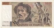 Frankreich 100 Francs Delacroix, U.182, S+ -