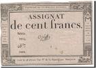 Frankreich 100 Francs Geldschein, 1795-01-07, SS, KM:A78, Lafaurie:173 -