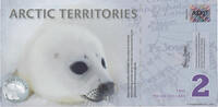 Vereinigte Staaten Dollar Geldschein, 2 DOLLAR ARTIC TERRITORIES, UNZ -