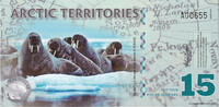 Vereinigte Staaten 15 Dollars Geldschein, 2011, 15 DOLLAR ARTIC -