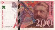 Frankreich 200 Francs Eiffel, F072916329, UNZ-, Fayette:75.5, KM:159b -