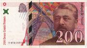 Frankreich 200 Francs Eiffel, T076180154, UNZ-, Fayette:75.5, KM:159b -