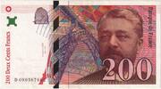 Frankreich 200 Francs Eiffel, D090567662, UNZ-, Fayette:75.5, KM:159b -