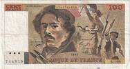 Frankreich 100 Francs Delacroix, S.198, SS, Fayette:69bis.4a, KM:154f -