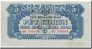 Tschechoslowakei 5 Korun Geldschein, Undated, KM:46s, VZ -