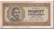Serbien 50 Dinara Geldschein, 1942-05-01, KM:29, SS -