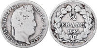Frankreich 1/2 Franc Louis-Philippe, Rouen, Silber, SGE+, KM:741.2 -