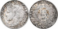 Frankreich 50 Centimes Cérès, Paris, Silber, VZ, KM:834.1 -