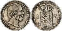 Niederlande Gulden William III, Utrecht, Silber, S+, KM:93 -