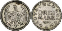 Deutschland, Weimarer Republik 3 Mark Berlin, Silber, SS, KM:Pn258 -