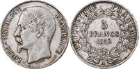Frankreich 5 Francs Napoléon III, Paris, Silber, SS+, KM:773.1 -