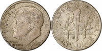 Vereinigte Staaten Dime Roosevelt Dime, Denver, Silber, SS, KM:195 -