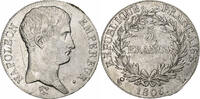 Frankreich 5 Francs Napoléon I, Bayonne, Silber, S+, KM:673.8 -