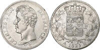 Frankreich 5 Francs Charles X, La Rochelle, Silber, SS, KM:720.5 -
