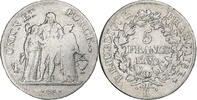 Frankreich 5 Francs Union et Force, Bordeaux, Silber, S, KM:639.5 -