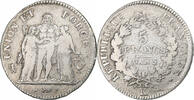 Frankreich 5 Francs Union et Force, Bordeaux, Silber, S, KM:639.5 -