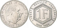 Frankreich Franc Charles de Gaulle, Paris, sans différents, Nickel, VZ -