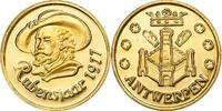 Belgien Medaille Brussels, Gold, Medaille 400 ans de PETER PAUL RUBENS. -