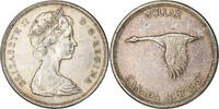 Kanada Dollar Elizabeth II, Ottawa, Silber, SS+, KM:70 -