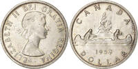 Kanada Dollar Elizabeth II, Ottawa, Silber, SS, KM:54 -