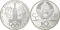 Russland 10 Roubles Silber, VZ, KM:149 -