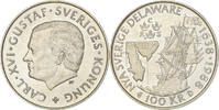 100 Kronor 1988 Stockholm Schweden Carl XVI Gustaf, Stockholm, Silber, VZ+, KM:867.1 VZ+