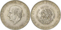 Mexiko 5 Pesos Mexico City, Silber, VZ, KM:469 -