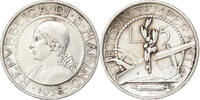 San Marino 5 Lire Rome, Silber, SS, KM:9 -