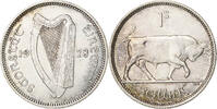 Ireland Shilling Dublin, Silber, SS+, KM:6 -