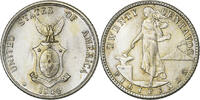 Philippinen 20 Centavos Denver, Silber, SS+, KM:182 -