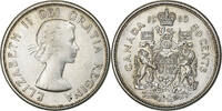 Kanada 50 Cents Elizabeth II, Royal Canadian Mint, Silber, SS, KM:56 -