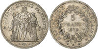 Frankreich 5 Francs Hercule, Bordeaux, Silber, SS, KM:820.2 -