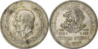 Mexiko 5 Pesos Mexico City, Silber, SS, KM:467 -