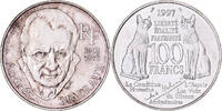 Frankreich 100 Francs André Malraux, Paris, Silber, SS+, KM:1188 -