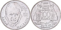 Frankreich 100 Francs André Malraux, Paris, Silber, VZ, KM:1188 -