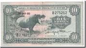 Rwanda-Burundi 10 Francs Geldschein, 1960-09-15, KM:2a, SS -