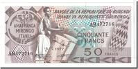 Burundi 50 Francs Geldschein, 1977-07-01, KM:28a, UNZ -
