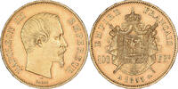 Frankreich 100 Francs 1855 A Napoleon III, Napoléon III, Paris, Gold, SS+