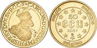Belgien 50 Ecu 1987 Brussels Brussels, Gold, KM:167 MS63