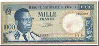 Congo Democratic Republic 1000 Francs Geldschein, 1964-08-01, KM:8a, SS -