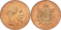 Frankreich 50 Francs Napoleon III, Napoléon III, Paris, Gold, SS+ -